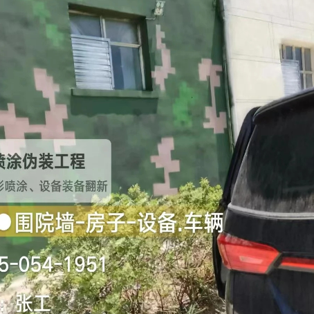 青海数码迷彩漆施工